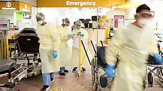 An inside look into the crowded emergency departments during the pandemic